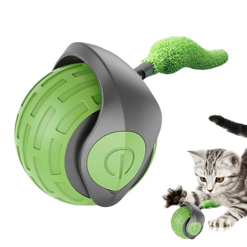 Veasbuu Cat Ball Toy, Automatic Cat Toy, Electric Cat Toy Ball, Interactive Cat Toys, Indoor Cat Entertainment, Engaging Pet Toys, Small and Big Cat Toys, Cat Play Ball, von Veasbuu