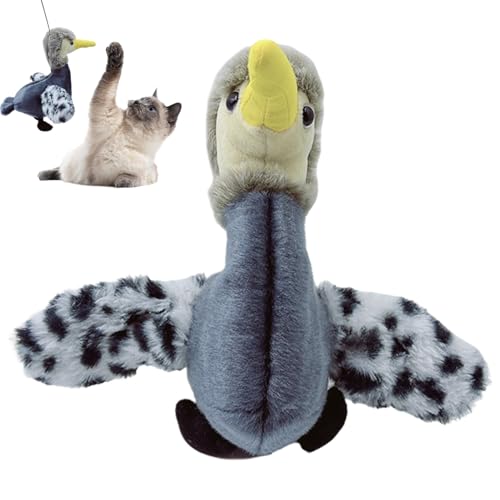 Veasbuu Cat Toys, Flapping Duck Cat Toy, 8.27x9.06 Inches Electric Rechargeable Smart Simulation Plush, Kitten Hunting, Interactive Pet Enrichment for Kittens Chasing and Exercise Play Veasbuu Cat Toys, Flapping Duck Cat Toy, 8.27x9.06 Inches Electric Rechargeable Smart Simulation Plush, Kitten Hunting, Interactive Pet Enrichment for Kittens Chasing and Exercise Play von Veasbuu