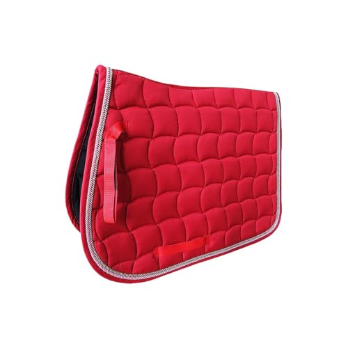 Veasbuu Dressage Saddle Pad, Breathable Moisture-Absorbing Design, Lightweight Equestrian Accessories, 25.59x19.69 Inches, for Horse Training Competition, Riding Saddle Cloth von Veasbuu