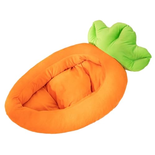 Veasbuu Kleines Katzenbett - Waschbares Plüsch -Karottennest für Haustiere, weiches Schlafpad, Katzen und Hunde, gemütlicher Innenräume für Kätzchen, kleine Tiere, Schlafzimmer, Wohnzimmer, Balkon von Veasbuu