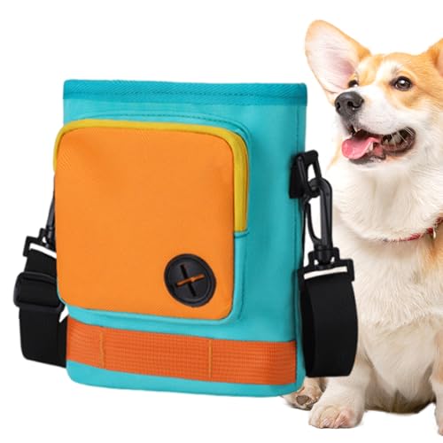 Veasbuu Welpen -Snack -Tasche, Hundeausbildung Fanny Pack für Outdoor -Abenteuer, einfache Zugang zu Snacks mit einstellbarem Riemen, Accessoire für das Gehen, Wandern, Camping, Reisen und Pendeln von Veasbuu