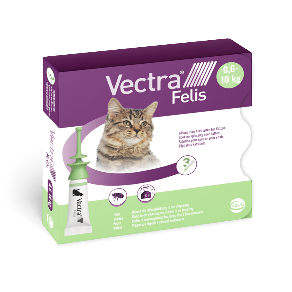 Vectra Felis für Katzen - 3 Pipetten x 0,9 ml von Vectra Felis