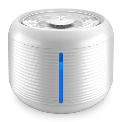 Veddelholzer 2,5 Liter stylischer automatischer Katzenbrunnen mit eingebauter LED- Anzeige- BPA frei-4 Fach Filter extrem leiser Trinkbrunnen für Katzen & Hunde leicht zu reinigen Veddelholzer 2,5 Liter stylischer automatischer Katzenbrunnen mit eingebauter LED- Anzeige- BPA frei-4 Fach Filter extrem leiser Trinkbrunnen für Katzen & Hunde leicht zu reinigen von Veddelholzer