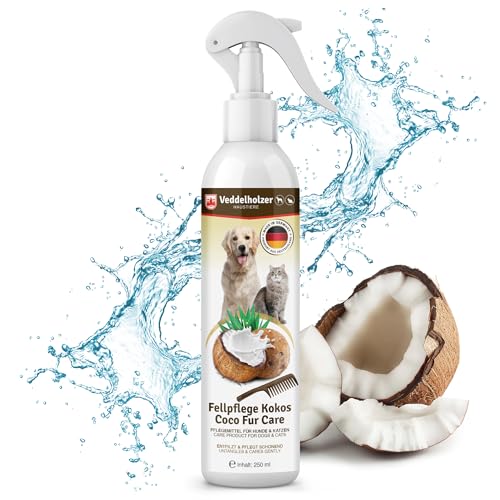 Veddelholzer 250 ml Kokos Fellpflege Hund & Katze. Entfilzungsspray, Welpen, Fell. Zubehör, Hundeparfüm, Accessoires, Katzenpflege, Hundebedarf Veddelholzer 250 ml Kokos Fellpflege Hund & Katze. Entfilzungsspray, Welpen, Fell. Zubehör, Hundeparfüm, Accessoires, Katzenpflege, Hundebedarf von Veddelholzer