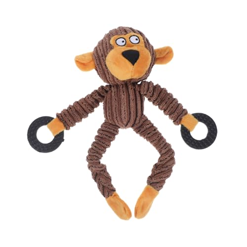 Veemoon 1 Stück Plüsch Affen-Hundespielzeug Mit Quietscher – Ideal Für Kleine Rassen - Strapazierfähiges Aus Weichem Material Perfektes Welpenspielzeug Für Endlosen Spaß Veemoon 1 Stück Plüsch Affen-Hundespielzeug Mit Quietscher – Ideal Für Kleine Rassen - Strapazierfähiges Aus Weichem Material Perfektes Welpenspielzeug Für Endlosen Spaß von Veemoon