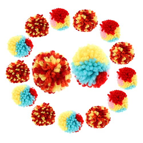 Veemoon 15 Stücke Plüsch Katzenspielzeug Pom Pom Bälle – Fuzzy Spielbälle Für Katzen - Ideal Zum Jagen Und - Weiche Und Leichte Bälle Für Aktive Haustiere Veemoon 15 Stücke Plüsch Katzenspielzeug Pom Pom Bälle – Fuzzy Spielbälle Für Katzen - Ideal Zum Jagen Und - Weiche Und Leichte Bälle Für Aktive Haustiere von Veemoon