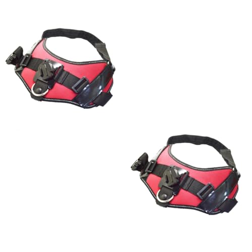 Veemoon 2 Stück 360 Brustgeschirr für Hunde Verstellbarer Schultergurt brillenband verstellbar Carrier Slings Brustgurthalterung für Hunde Brustgurt für Hunde Zubehör Hundeleine rotieren von Veemoon