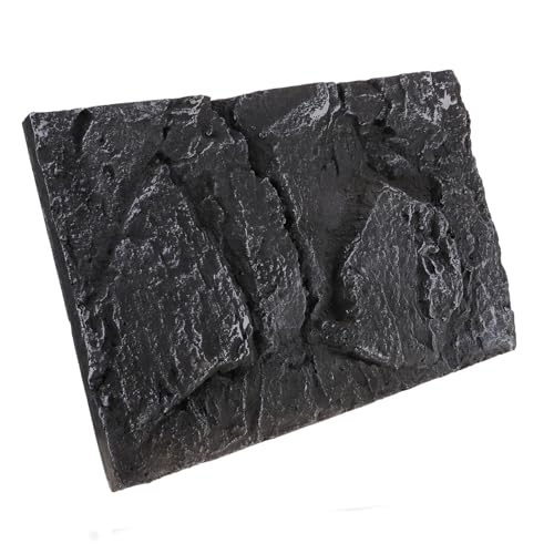 Veemoon 3D Reptilien-Aquarium Hintergrund Dekoration - Natürlicher Steinlook Für Terrarium Und Reptil Tank Schwarz 45x30x3 5 cm Perfekt Für Schildkröten Und Fische Veemoon 3D Reptilien-Aquarium Hintergrund Dekoration - Natürlicher Steinlook Für Terrarium Und Reptil Tank Schwarz 45x30x3 5 cm Perfekt Für Schildkröten Und Fische von Veemoon
