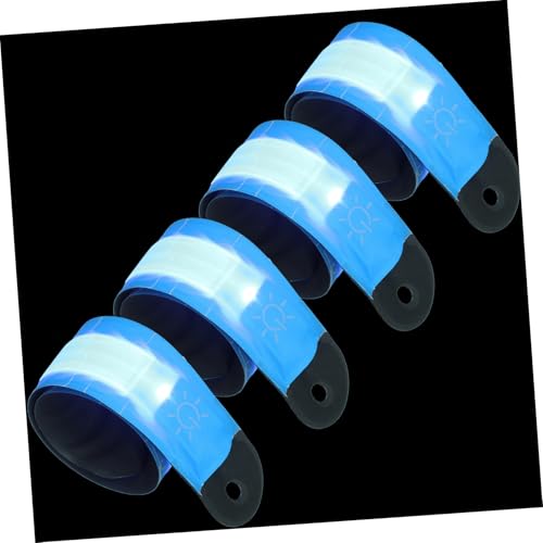 Veemoon 4 Stück LED Reflektierende Pferdebeinschoner Teiliges Verstellbare und Wiederaufladbare Sicherheitsbänder für Nachtlauf Radfahren und Hohe Sichtbarkeit für Outdoor Aktivitäten Veemoon 4 Stück LED Reflektierende Pferdebeinschoner Teiliges Verstellbare und Wiederaufladbare Sicherheitsbänder für Nachtlauf Radfahren und Hohe Sichtbarkeit für Outdoor Aktivitäten von Veemoon
