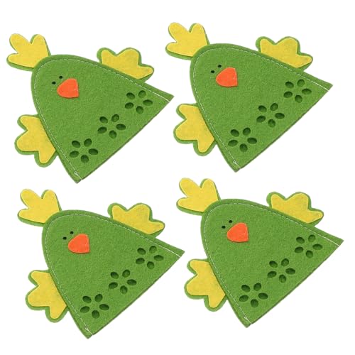 Veemoon 4 Stück Osterschmuck Partyzubehör Ostereierbeutel Wiederverwendbare Taschen Osterpartydekorationen Ostereibehälter Aufbewahrungstasche für Ostereier Eierhüllen Tuch Grün Veemoon 4 Stück Osterschmuck Partyzubehör Ostereierbeutel Wiederverwendbare Taschen Osterpartydekorationen Ostereibehälter Aufbewahrungstasche für Ostereier Eierhüllen Tuch Grün von Veemoon