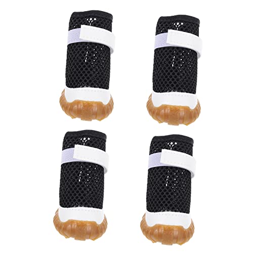 Veemoon 4er Set wasserdichte Haustierschuhe Aus Atmungsaktivem Mesh Für Hunde Und Katzen – Schutz Für Empfindliche Pfoten - Ideal Für Den Sommer - Leicht Und Bequem von Veemoon