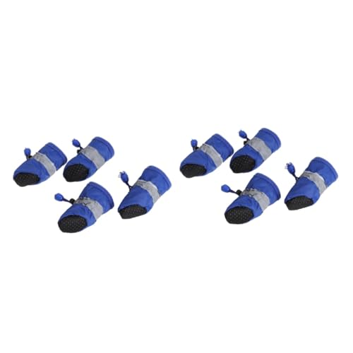Veemoon 4er Set wasserdichte Hundeschuhe Für Kleine Bis Mittelgroße Hunde - rutschfeste Pfotenschützer in Blau - Ideal Für Jede Jahreszeit Und Optimalen Schutz Beim Spaziergang Veemoon 4er Set wasserdichte Hundeschuhe Für Kleine Bis Mittelgroße Hunde - rutschfeste Pfotenschützer in Blau - Ideal Für Jede Jahreszeit Und Optimalen Schutz Beim Spaziergang von Veemoon