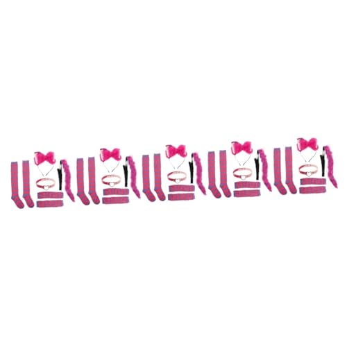 Veemoon 5 Sets Katzenohren Stirnband Kostüm Kinderkleid Anhänger Weicher Kragen Requisite Kragendekor Cosplay Stirnband Festival Halsband Foto Requisiten Cosplay Set Veemoon 5 Sets Katzenohren Stirnband Kostüm Kinderkleid Anhänger Weicher Kragen Requisite Kragendekor Cosplay Stirnband Festival Halsband Foto Requisiten Cosplay Set von Veemoon