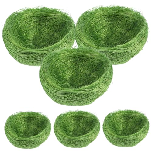 Veemoon 6er Set Osternest Mini Vogelnest Deko Für Ostern – in Grün Für Ostereier - Süßigkeiten Und Küken – Frühlingsdeko Für Garten - Und Tischdekoration Veemoon 6er Set Osternest Mini Vogelnest Deko Für Ostern – in Grün Für Ostereier - Süßigkeiten Und Küken – Frühlingsdeko Für Garten - Und Tischdekoration von Veemoon
