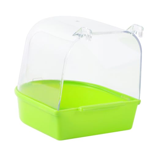 Veemoon Acryl-Vogelbadewanne Für Wellensittiche – Transparente Duschbox Für Den Vogelkäfig - Ideal Als Zubehör Für Sittiche Nymphensittiche Und Kanarienvögel Einfach Aufzuhängen Veemoon Acryl-Vogelbadewanne Für Wellensittiche – Transparente Duschbox Für Den Vogelkäfig - Ideal Als Zubehör Für Sittiche Nymphensittiche Und Kanarienvögel Einfach Aufzuhängen von Veemoon
