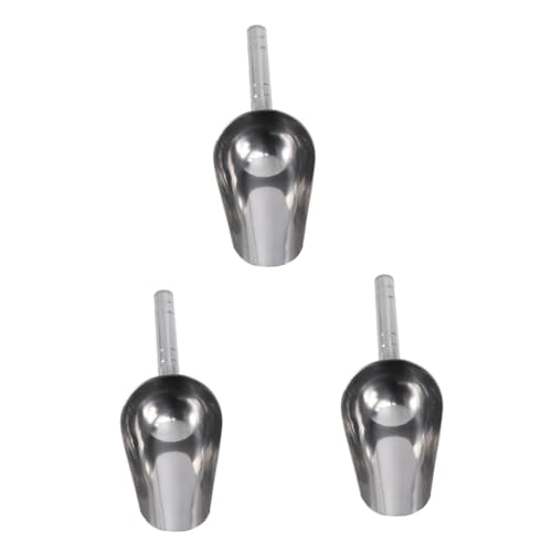 Veemoon Edelstahl Futterschaufel Für Pferde Und Haustiere – Robuste Mehlschaufel Und Futter Scoop - Ideal Für Präzises Dosieren Von Trockenfutter Und Pellets - Langlebig Und Leicht Zu von Veemoon