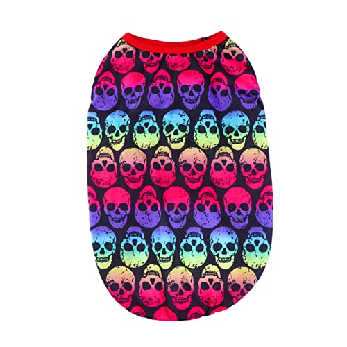 Veemoon Farbiger Skull-Pullover Für Hunde – Warmes Halloween-Kostüm Für Haustiere Ideal Für Fototermine Und Kalte Wintertage in Verschiedenen Größen Erhältlich Veemoon Farbiger Skull-Pullover Für Hunde – Warmes Halloween-Kostüm Für Haustiere Ideal Für Fototermine Und Kalte Wintertage in Verschiedenen Größen Erhältlich von Veemoon