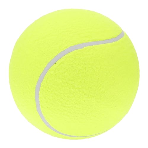 Veemoon Großer Ball Für Hunde Großes Tennis Riesiger Tennisball Spielzeugball Für Haustiere Haustier-Tennis Anfängertraining Spielzeug Für Haustiere Tennis Üben Hündchen Kind Übungsball von Veemoon