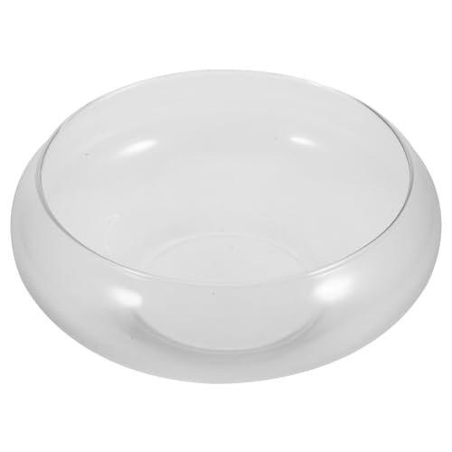 Veemoon Glasfischglas Mit Breiter Öffnung Rundes Terrarium Aus Glas Klare Kugel Blumen-Mittelstück Für Hochzeiten Events Heimdekoration Transparent 25 00 X 25 00 X 10 00 cm von Veemoon