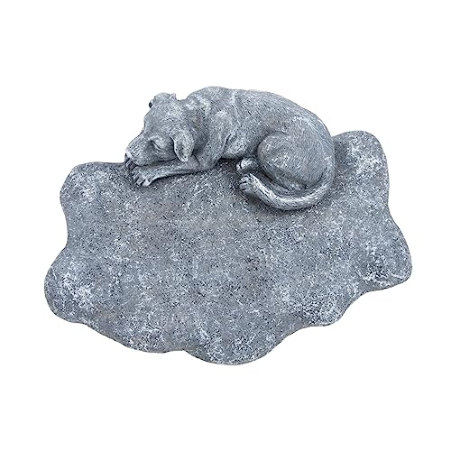 Veemoon Hund Gedenkstein Schlafende Hundestatue - Trauergeschenk Für Verstorbene Haustiere - Liebevolle Gartendekoration Und Erinnerungsstück Zur Ehrung des Geliebten Vierbeiners von Veemoon