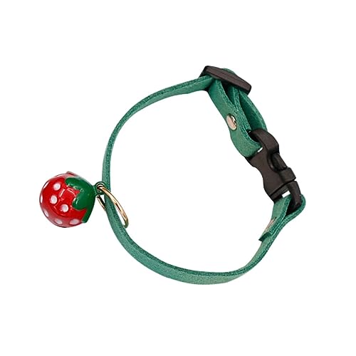Veemoon Hundehalsband Xs Mit Glöckchen Haustierhalsband Aus Strapazierfähigem Material Für Katzen Und Hunde Verstellbar Für Passform Erdbeergestalt von Veemoon