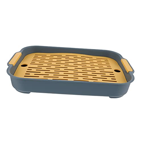 Veemoon Poop Tray Training Box Kunststoff Haustier Toilette Kleintier Käfig Zubehör von Veemoon
