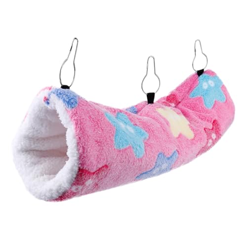 Veemoon Kuschelnest Für Ratten Und Kleine Nager – Plüsch Hängematte Und Entspannen - Ideal Für Hamster - Frettchen Und Mäuse Rosa von Veemoon