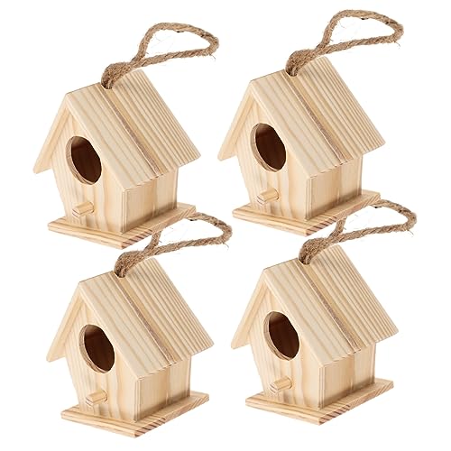 Veemoon Mini Vogelhaus Zum Bemalen Aus Holz – Artlily Bastelset Für - Kleines Vogelhäuschen Als DIY Bausatz Für Kreative Garten-Dekoration Und Vogelversteck Veemoon Mini Vogelhaus Zum Bemalen Aus Holz – Artlily Bastelset Für - Kleines Vogelhäuschen Als DIY Bausatz Für Kreative Garten-Dekoration Und Vogelversteck von Veemoon
