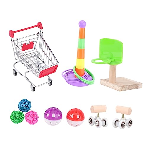 Veemoon 1satz Parrot Nibbling Toy Zufällige Farben Kauspielzeug Für Vögel Pulley Skateboard Spielzeug Für Papageien Nymphensittiche Und Andere Kleine Vögel von Veemoon