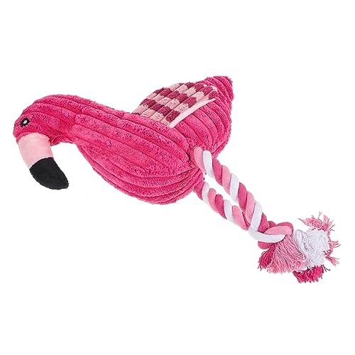 Veemoon Plüsch Hundespielzeug Flamingo in Rosa Mit Squeaker – Interaktives Kauspielzeug Zur Zahnpflege Und Spielspaß Für Hunde Veemoon Plüsch Hundespielzeug Flamingo in Rosa Mit Squeaker – Interaktives Kauspielzeug Zur Zahnpflege Und Spielspaß Für Hunde von Veemoon