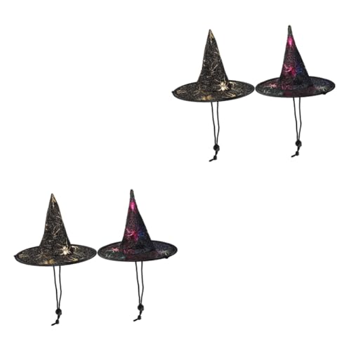 Veemoon Set Halloween Tier Hexenhüte Für Hunde Und Katzen - Lustige - Verstellbare Kopfbedeckung Für Haustiere Kostüm Accessoires Für Halloween Partys Und Cosplay Veemoon Set Halloween Tier Hexenhüte Für Hunde Und Katzen - Lustige - Verstellbare Kopfbedeckung Für Haustiere Kostüm Accessoires Für Halloween Partys Und Cosplay von Veemoon