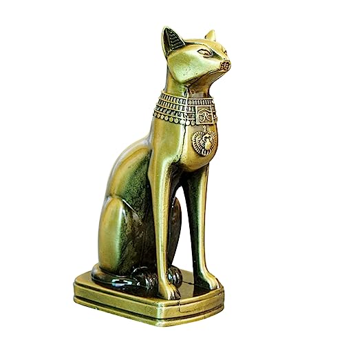 Veemoon Vintage Ägyptische Katze Ornament Galvanisierte Schmuck Katze für Home Office von Veemoon