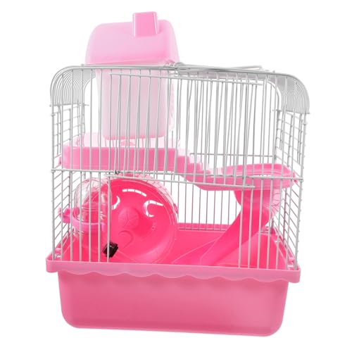 Veemoon Transparenter Hamsterkäfig Mit Schloss-Design Für Zwergmeerschweinchen Und Chinchillas – Stabiler Eisendraht - Ideal Als Katzenhaus Und – 2 in 1 Lebensraum Für Haustiere Veemoon Transparenter Hamsterkäfig Mit Schloss-Design Für Zwergmeerschweinchen Und Chinchillas – Stabiler Eisendraht - Ideal Als Katzenhaus Und – 2 in 1 Lebensraum Für Haustiere von Veemoon