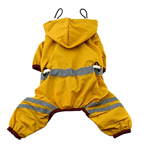 Veemoon Wasserdichter Regenmantel Für Kleine Hunde – Größe L - Ideal Für Zwergspitze – Stylisches Gelbes Design - Schützt Vor Nässe Und Hält Ihren Vierbeiner Trocken Und Glücklich Veemoon Wasserdichter Regenmantel Für Kleine Hunde – Größe L - Ideal Für Zwergspitze – Stylisches Gelbes Design - Schützt Vor Nässe Und Hält Ihren Vierbeiner Trocken Und Glücklich von Veemoon