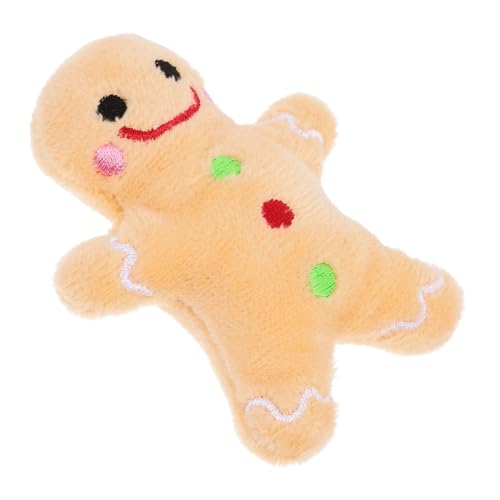 Veemoon Weihnachtliches Hundespielzeug Lebkuchen – Interaktives Quietschspielzeug Aus Plüsch Für Welpen - Ideales Kauspielzeug Hunde Veemoon Weihnachtliches Hundespielzeug Lebkuchen – Interaktives Quietschspielzeug Aus Plüsch Für Welpen - Ideales Kauspielzeug Hunde von Veemoon