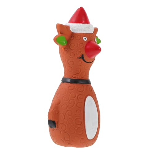 Veemoon Weihnachtliches Quietschspielzeug Für Hunde – Rentier Und Elch Aus Robustem Gummi Und Latex - Ideal Zum Kauen Und - Perfekt Für Die Festliche Jahreszeit Veemoon Weihnachtliches Quietschspielzeug Für Hunde – Rentier Und Elch Aus Robustem Gummi Und Latex - Ideal Zum Kauen Und - Perfekt Für Die Festliche Jahreszeit von Veemoon