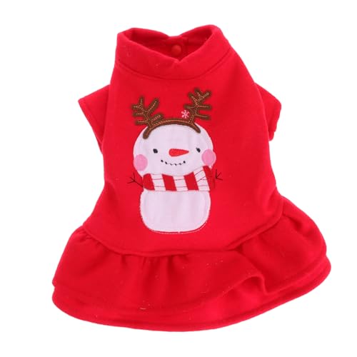 Veemoon Weihnachtskleid Für Hunde – Übergrößer Pullover Und Warmer Wintermantel Für Kleine Und Große Hunde - Ideales Weihnachtsoutfit Für Ihren Maltipoo Oder Corgi - in Festlichem Rot Veemoon Weihnachtskleid Für Hunde – Übergrößer Pullover Und Warmer Wintermantel Für Kleine Und Große Hunde - Ideales Weihnachtsoutfit Für Ihren Maltipoo Oder Corgi - in Festlichem Rot von Veemoon