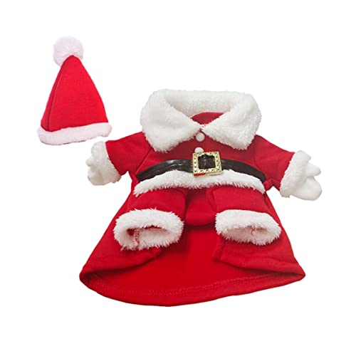 Veemoon Weihnachtskostüm Für Hunde – Lustiger Hund Anzug Mit Weihnachtsmütze - Warmer Wintermantel in Rot Und Weiß - Ideal Für Die Festliche Und Weihnachtsfeiern Veemoon Weihnachtskostüm Für Hunde – Lustiger Hund Anzug Mit Weihnachtsmütze - Warmer Wintermantel in Rot Und Weiß - Ideal Für Die Festliche Und Weihnachtsfeiern von Veemoon