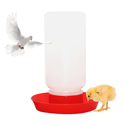 Chicken Waterer & Combo Trough, Chicken Food Spenser & Automatische Trinker für Hühner, Enten, Wachtel und Hinterhoffarm von Veesper