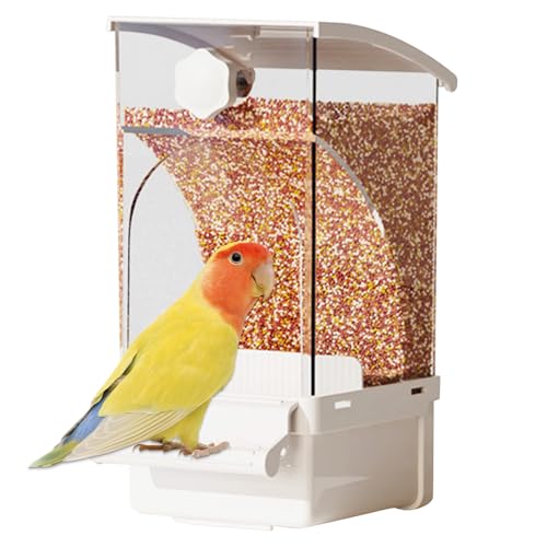 Automatischer Vogelfutterleiter, automatischer Vogelfutterleiter für Käfig | Vogelfutterspender - Behandlungsspender, Haustierversorgungen für Cockatiel -Kakerarienanbringliche Conure von Veeteah