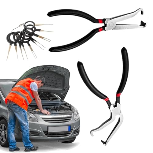 Elektrische Trennungszange Set, elektrische Trennungszange für | Carbon -Stahl -Schlauch -Abnahmezange - Kfz -Reparatur mit Anschlusssteckerentfernungswerkzeug für Auto von Veeteah
