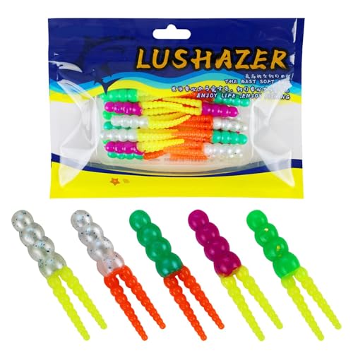 Weichköder | Schwimmköder Für Bassangeln Mit Realistischem Design - 20er Set Mit Realistischen Köderimitativen Für Teich Und See, Praktische Angelhilfen von Veeteah