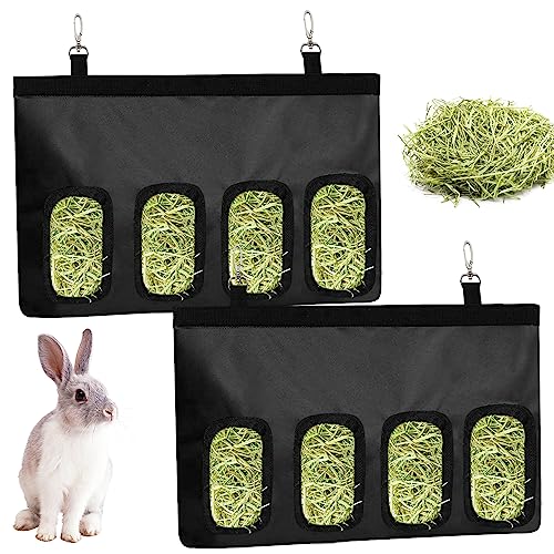 Kaninchen Heu Feeder Tasche, 2 Stück Kaninchen Heu Futterbeutel Meerschweinchen Heu Feeder Lagerung Heu Feeder Hängende Tasche Hängende Fütterung Heu mit 4 Löchern Kleintiere Heu Feeder Tasche für Kaninchen Heu Feeder Tasche, 2 Stück Kaninchen Heu Futterbeutel Meerschweinchen Heu Feeder Lagerung Heu Feeder Hängende Tasche Hängende Fütterung Heu mit 4 Löchern Kleintiere Heu Feeder Tasche für von Vegena