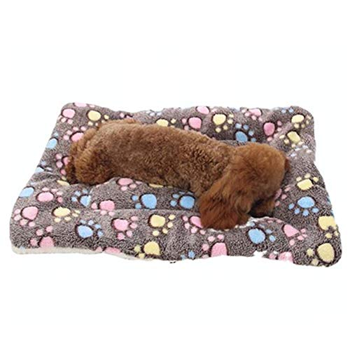 Vejaoo hochwertige Flanell Fleece Haustiere Softe und Warme Haustiere Bed Für Hunde/Katzen XZ006 (Coffee, 49 * 32 cm) von Vejaoo