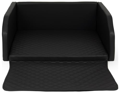 Velinda Autohundebett Reisebett Hundebett Kofferraum Modulbett Transportsystem 100x90cm (Farbe: schwarz) von Velinda