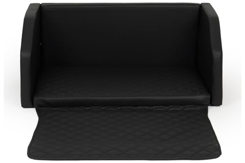Velinda Autohundebett Reisebett Hundebett Kofferraum Modulbett Transportsystem 90x55cm (Farbe: schwarz) von Velinda