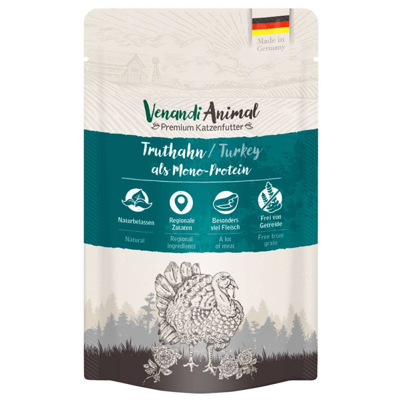 Sparpaket Venandi Animal Monoprotein 24 x 125 g - Truthahn von Venandi Animal