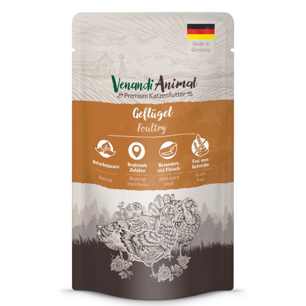Venandi Animal 12 x 125 g - Geflügel von Venandi Animal
