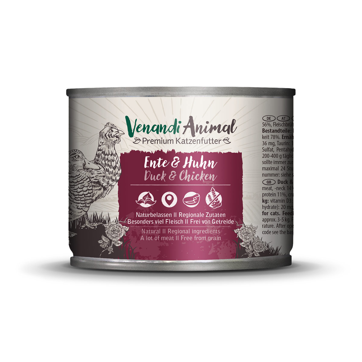 Venandi Animal – Ente & Huhn 24x200g Venandi Animal – Ente & Huhn 24x200g von Venandi Animal