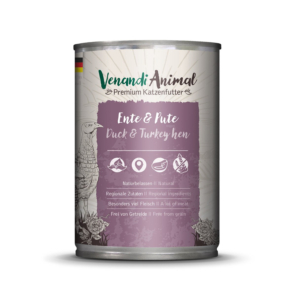 Venandi Animal – Ente & Pute 24x400g von Venandi Animal